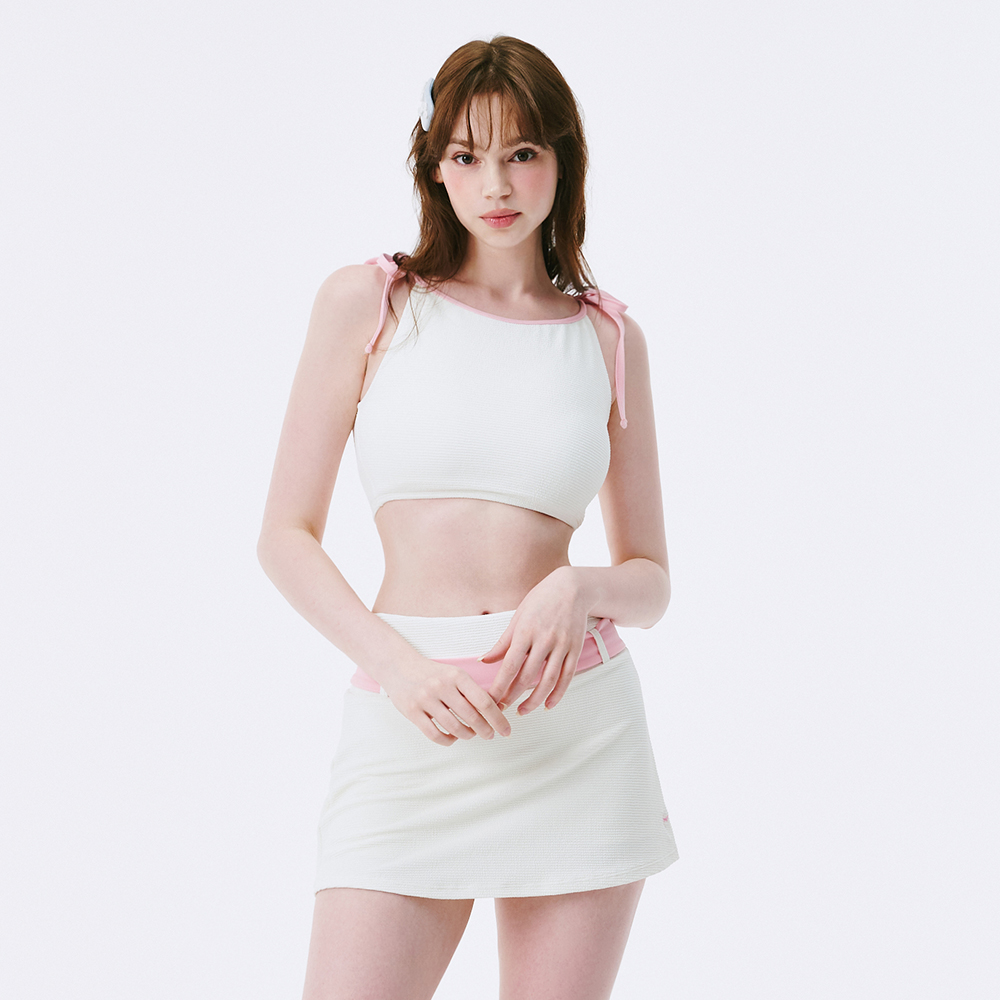 우먼 엠보 세트 아이보리